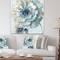 Designart - Indigold Watercolor Flower II - Farmhouse Canvas Artwork